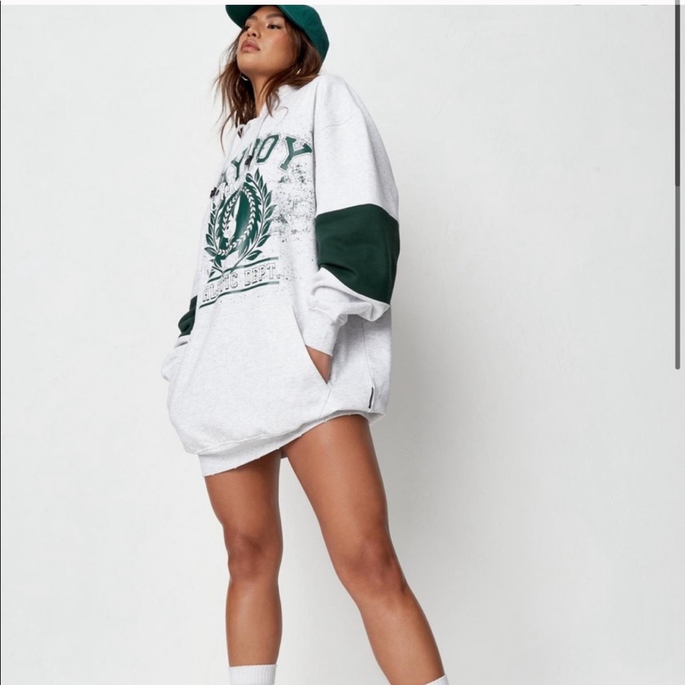 Playboy x missguided hoodie dress